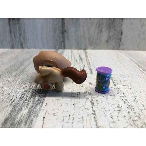 Littlest Pet Shop LPS Vintage Brown Cat Green Eyes 194 - Picture 3 of 3